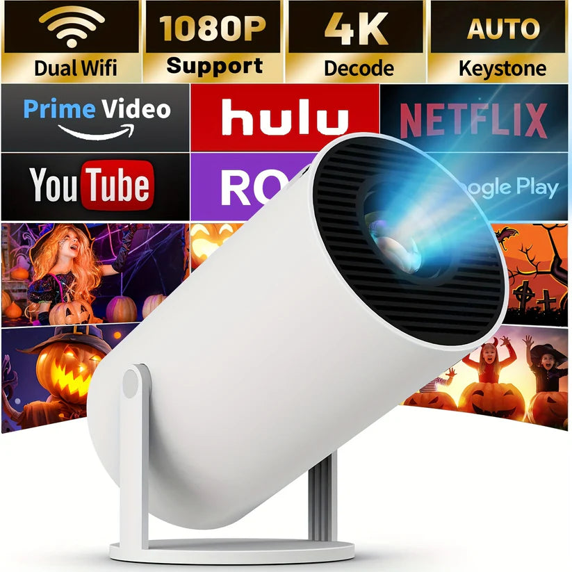 IDEVA™ Ultra HD Projector + FREE Projector Screen @ Checkout